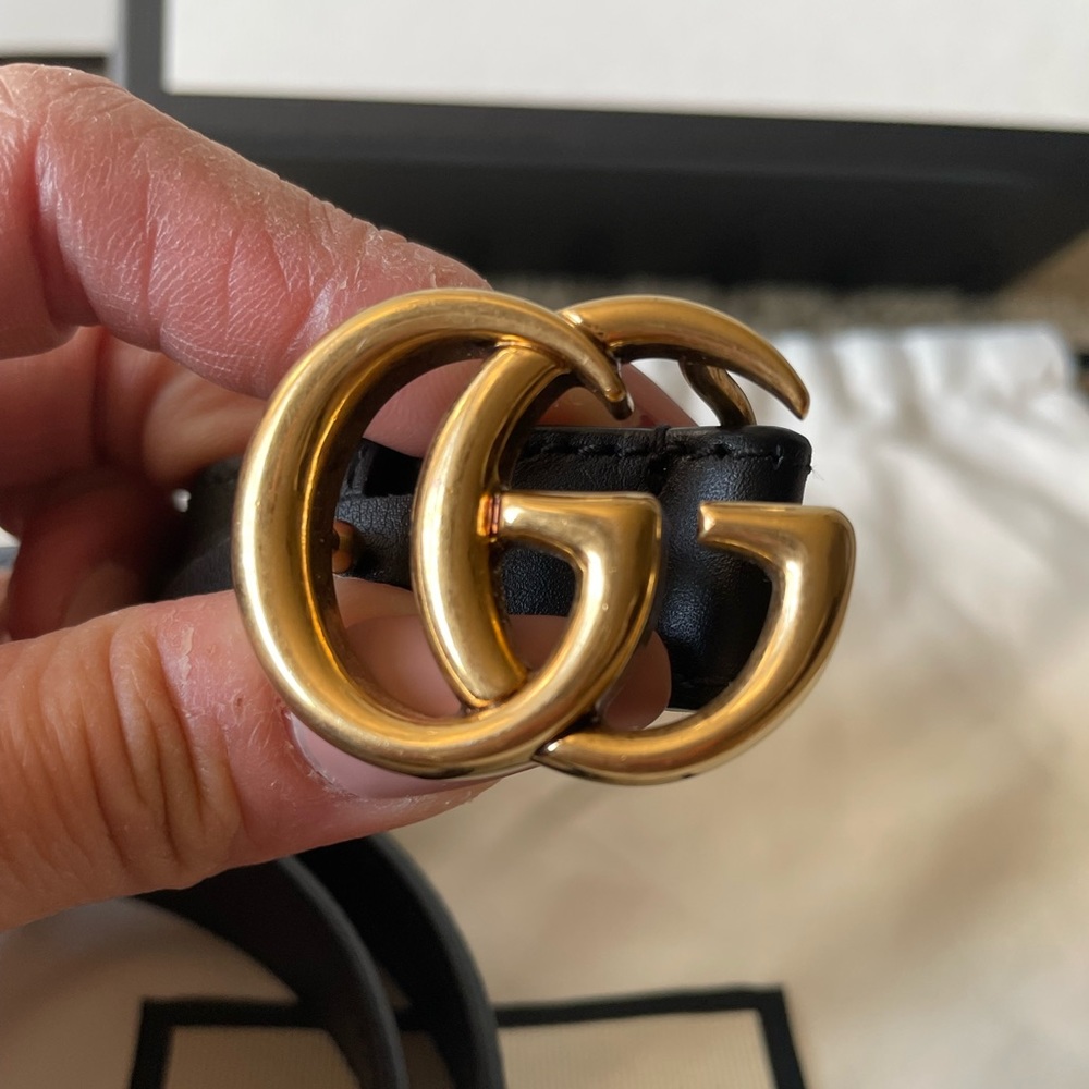 GUCCI GG Skinny Belt - Picture 3 of 10